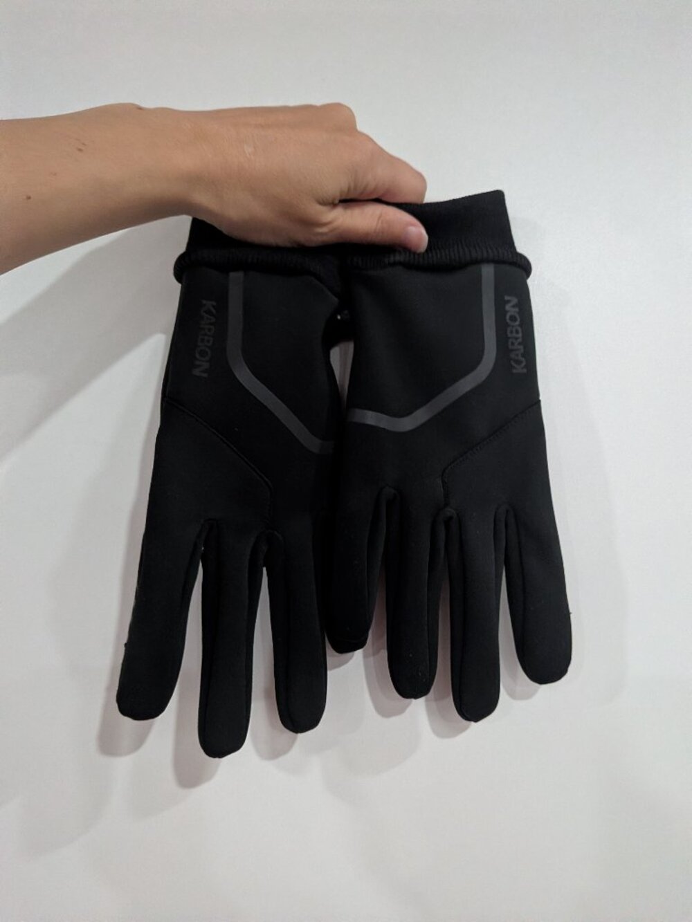 Karbon Running Gloves with Touchscreen Fingertips Size Small